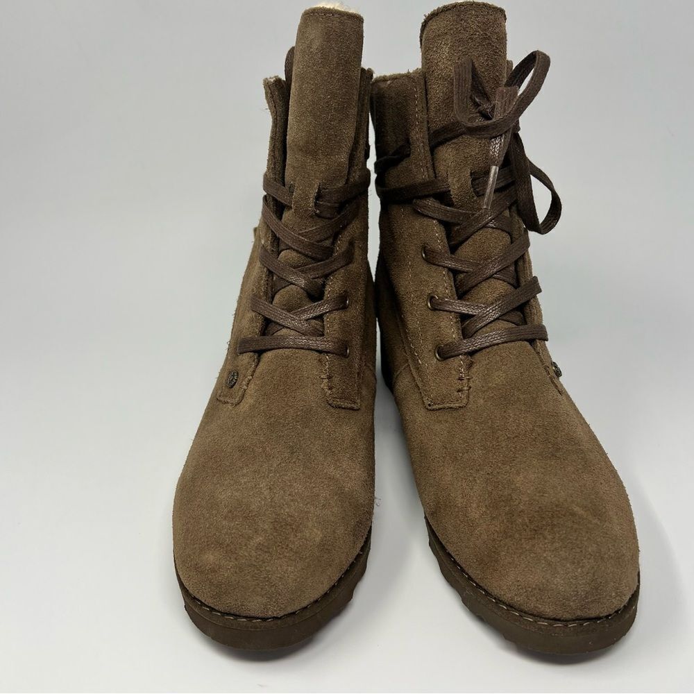 BearPaw Brown Ankle Booties - Picture 4 of 9